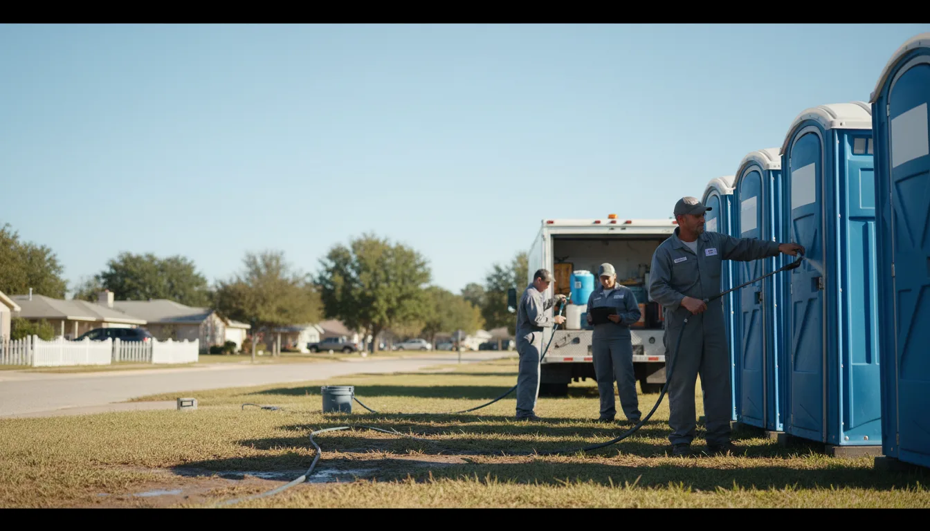 Long-Term Portable Toilet Rental in Refugio, TX near me